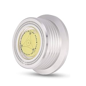 Disc Record Stabilizer 50Hz Platenspeler Niveau HiFi voor Vinyl Platenspeler(Silver)