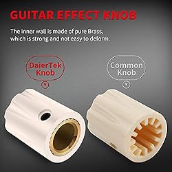 DAIERTEK Guitar Effect Knob 1/4 Potentiometer Knob