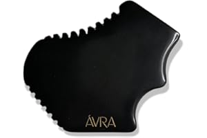 Avra Bian Stone Gua Sha Facial Sculpting Tool Massager for Skin Tightening Anti Aging