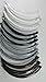 Set of 12 Pieces Banana Clips Hair Combs Black White Gray Brown