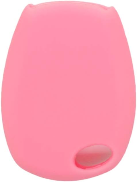 BROVACS Silicone Cover Protector Case Holder Skin Jacket Compatible with RENAULT DACIA 2 Button Remote Key Fob CV4350 Pink - Image 3
