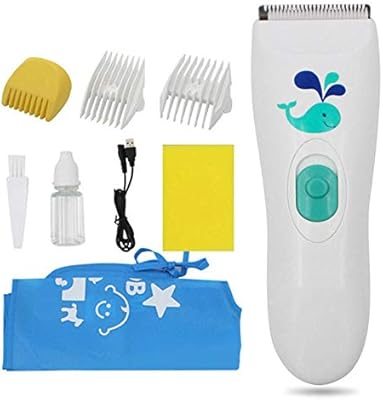 Children Hair Clipper Kids Hair Trimmer Ipx7 Waterproof Cordless