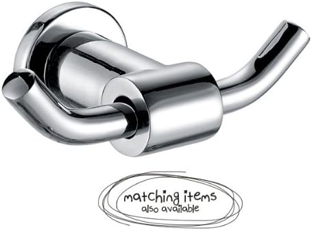 Arian Pro 'Destiny' Wall Mounted Double Towel/Robe Hook in Chrome