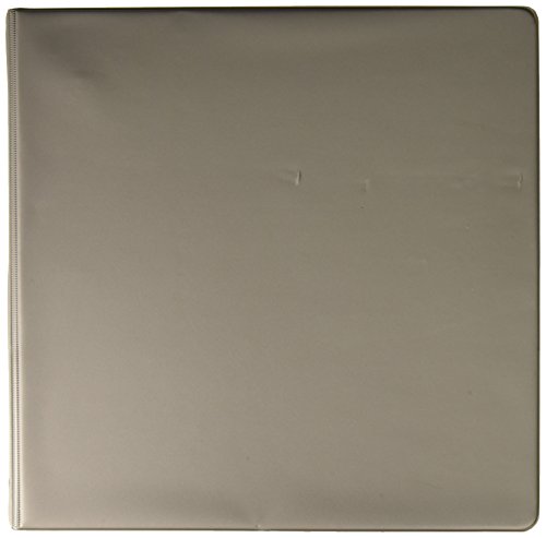 Samsill 2 Inch Value Document Storage 3 Ring Binder , Round Ring, 11 x 8.5 Inches, Gray (11611)