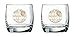 Star Wars Glass Set - Death Star - Collectible Gift Set of 2 Glasses - 10 oz Capacity - Classic Design - Heavy Base