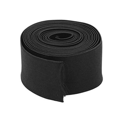 uxcell Polyester Tailoring DIY Sewing Stretchy Knitting Elastic Band Rope 2.84 Yards Black