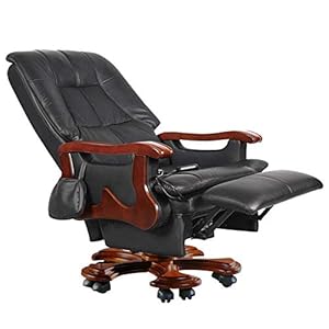 CHAIR Furniture Boss Chair,Electric Massage Leather Executive Chair Reclining Office Chair Swivel Chair Modern Minimalist Home Recliner Managerial Chairs 360 Degree Swivel Adjustable Seat Height