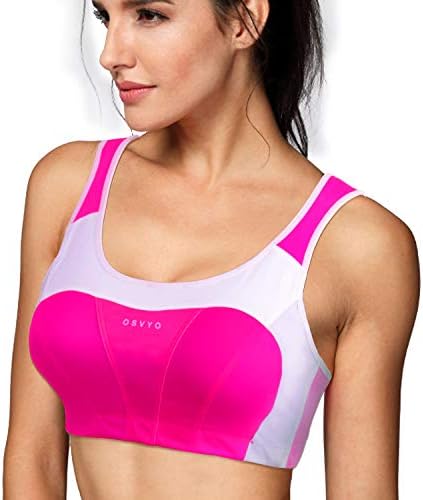 Osvyosport Women's High Impact Workout Gym Running Powerback Support Sports Bra A003