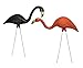 Bloem Spooky Flamingo Yard Stakes: 2 Pieces 25