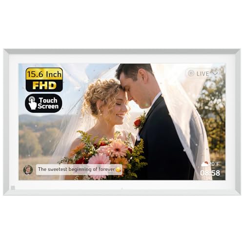 NexFoto 15.6 Touchscreen Digital Picture Frame