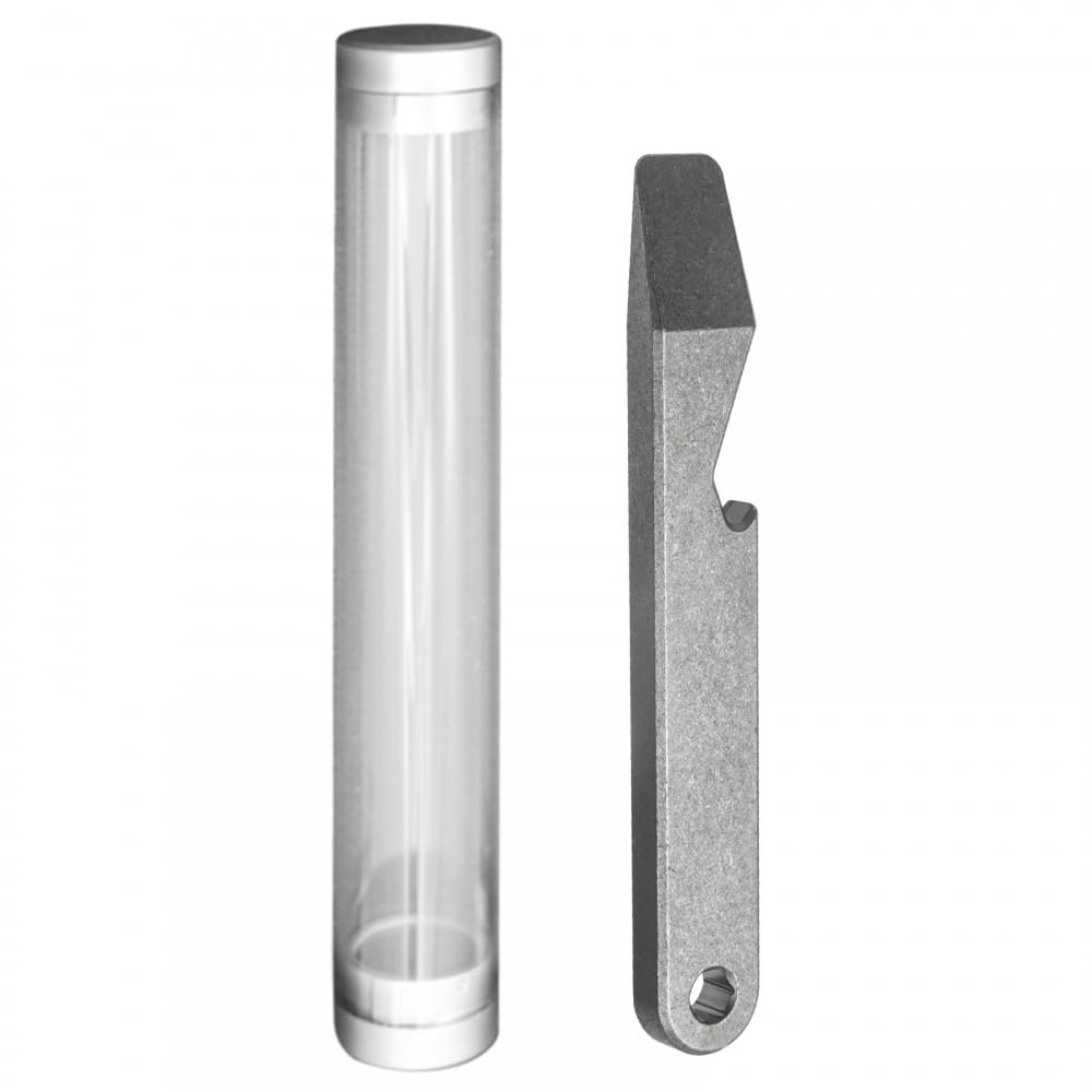 Pry Bar, Titanium Alloy Pry Tool with Bottle Opener/Wrench/Nail Puller Function for Outdoor Use