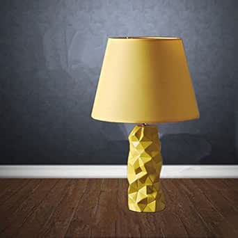 Lámpara de mesa personalizada de mesa de cerámica decorativa