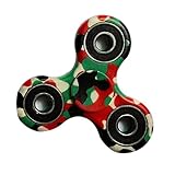 Balai Fidget Toy Hand Spinner Camouflage, Stress Reducer Relieve Anxiety and Boredom Camo (D)