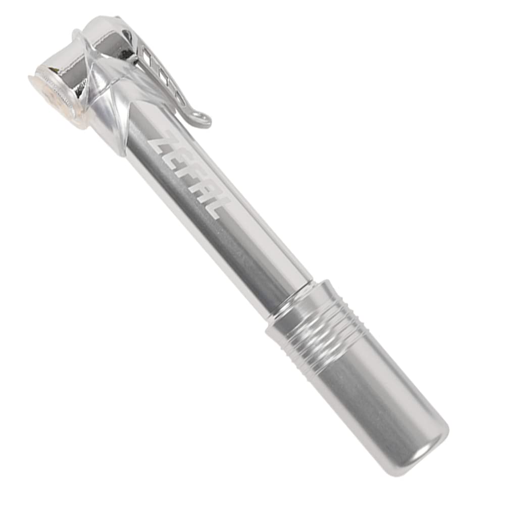 Zefal Air Profil Micro Aluminium Mini Road Pump, 7 bar/100 psi, 88 g - Silver