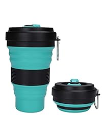 DARUNAXY   Taza plegable de viaje   1 paquete de t