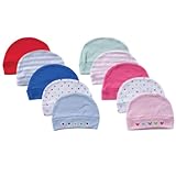 Luvable Friends 5-pack Caps, 0-6 Months