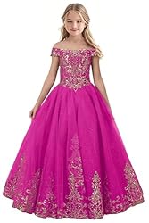 Tulle Flower Girl Dress for Wedding Sparkly