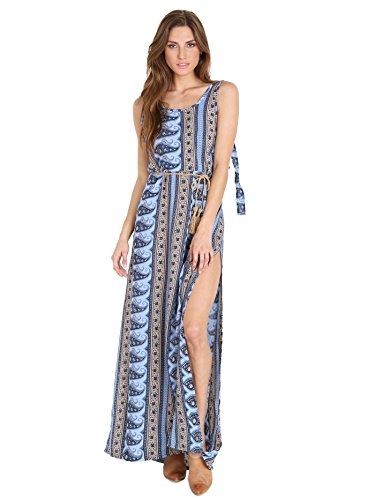 Faithfull The Brand Formentera Maxi Dress Lululemon Blue | Desertcart Guyana