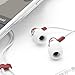 Brainwavz Delta Silver Bass Earbuds with Microphone & Remote for Apple iPhone & Android Phones