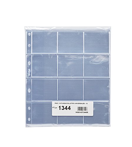 Pardo 134400 – Pack 10 Sleeves Notes Universal, 12 Compartments