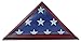 Solid Wood Flag Display Case Shadow Box Frame Flag Holder for 4'X6' Folded Flag, Not for a Burial Flag