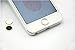 Uhippo Home Button Sticker(Support Fingerprint Indentification System Touch ID) for iPhone 5s iPhone 6 iPhone 6 Plus (Silver Ring Black Button)