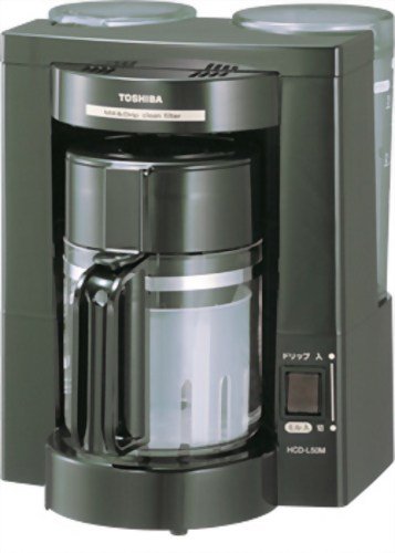 TOSHIBA Coffee Maker Black 50 M(K) HCD-L