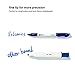 Volcanics Blue Dry Erase Markers Low Odor Fine Whiteboard Markers Thin Box of 12