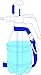 COREGEAR CLASSIC™ Mister USA Misters 1.5 Liter Personal Water Mister Pump Spray Bottle (Purple)