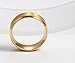 UOKOHO 8mm Mens Wedding Band Ring Matte Finish Beveled Polished Edge Comfort Fit