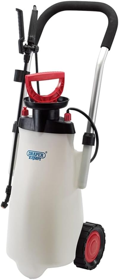 Draper 15L EPDM Trolley Pump Sprayer with Wheel Base