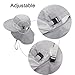 Camptrace Wide Brim UPF 50+ Hiking Fishing Gardening Hat with Neck Flap Sun Protection Outdoor Safari Hats for Women Nylon