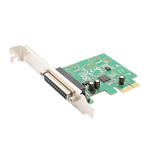 IO Crest 1 Port DB25 Parallel Printer Lpt1 PCI-Express 2.0 X1 Card Components Other SI-PEX10011