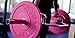 X Training Equipment Premium Pink Olympic Bumper Plate Solid Rubber with Steel Insert - Great for Crossfit Workouts (15lb Pair)