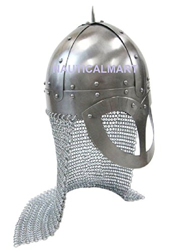 Viking-Norman Helmet With Chain By Nauticalmart