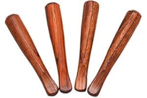 Coherny Wooden Cigarette Holder Short Smoke Mouthpiece Reusable for Men and Women Friends (4 PCS)