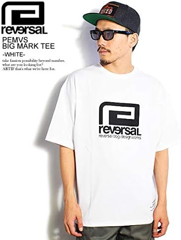 Amazon リバーサル Reversal Pemvs Big Mark Tee White Rvaw001 White L Tシャツ カットソー 通販