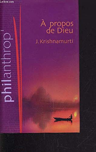 À propos de Dieu (Philanthrop') by (Hardcover)