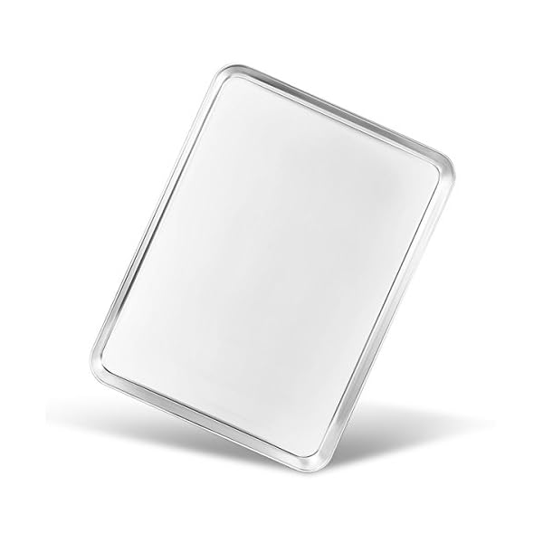 Cookie Sheet Baking Sheet, Bastwe Stainless Steel Bakeware Oven Tray, 16 inch Commercial Grade Professional Bakeware…