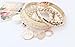 DOINSHOP New Useful Cute Nice Korean Style Girls Exquisite Coin Pearl Hollow Bracelet Jewelry (White)