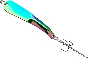IRON DECOY Steely Fishing Lure Spoon, Casting, Trolling, Jigging, Ice, Lake, River, Stream, Freshwater, Trout, Bass, Walleye, Salmon, Crappie, Pike