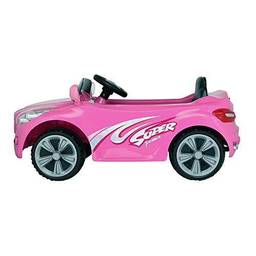 VALUE BOX Kids Ride On Car 12V Battery Motorized Vehicles Electric Cars for Kids with Manual/2.4G Remote Control,LED Headlights,Music,Horn,Safety Belt,Automatic Reset Fuse(Pink) - Thumbnail 7