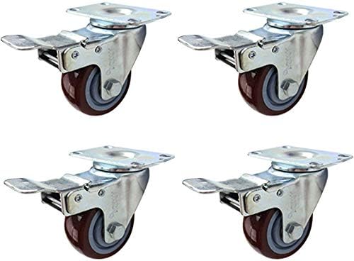 4 フラットユニバーサルホイールブレーキ付き 360 回転 あらゆる種類の家具 ソファ 水槽 フラットベッドなどに適しています