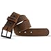 Hanks A1100 Casual Jean Belt - Crazy Horse Leather-Black Buckle - 42