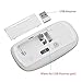 Wireless keyboard and mouse Set, Hi-azul Compact Low-noise 2.4GHz Wireless Keyboard and Mouse Combo with Number Pad for Home and Office Use (Rose Gold)