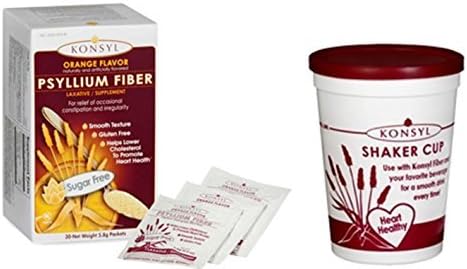 Konsyl Orange Flavor Sugar Free Psyllium Fiber 30 Packets by Konsyl Pharmaceuticals Inc
