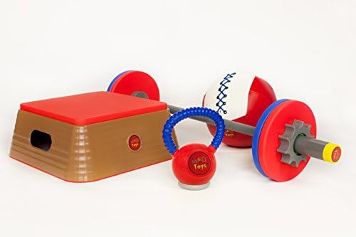 WOD Toys Complete Fitness Toy Set - Safe, Durable CrossFit Inspired Fitness Toys for Kids