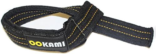 OOKAMI Sports - Heavy duty deadlift strap, Weightlifting support, Weightlifting strap for bodybuilders, CrossFit, Powerlifting, Kevlar stitched