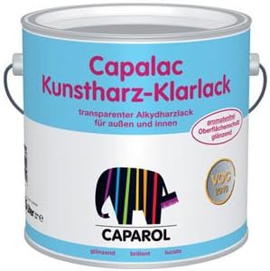Caparol Capalac Kunstharz Klarlack 750ml Transparent Glanzend Amazon De Baumarkt
