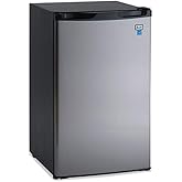 Avanti RM4436SS 4.4 cu ft. Undercounter Refrigerator, Black with Stainless Steel Door on Fridge.com